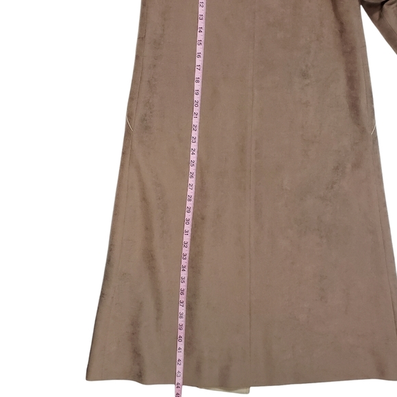 Vintage All Seasons Faux Suede Jacket Sz Medium ? Removable Liner Winter Coat - Picture 13 of 16